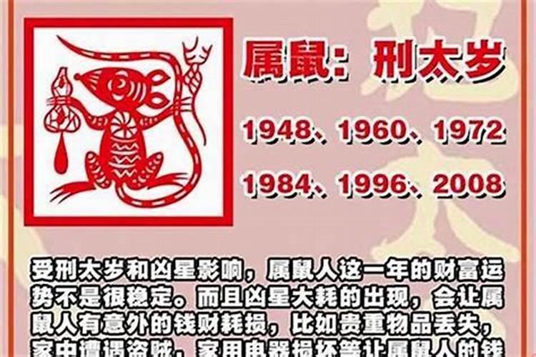 2020年鼠年犯太岁的属相都有什么呢