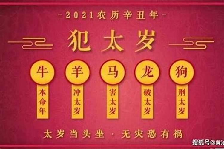 2022年害太岁的生肖表