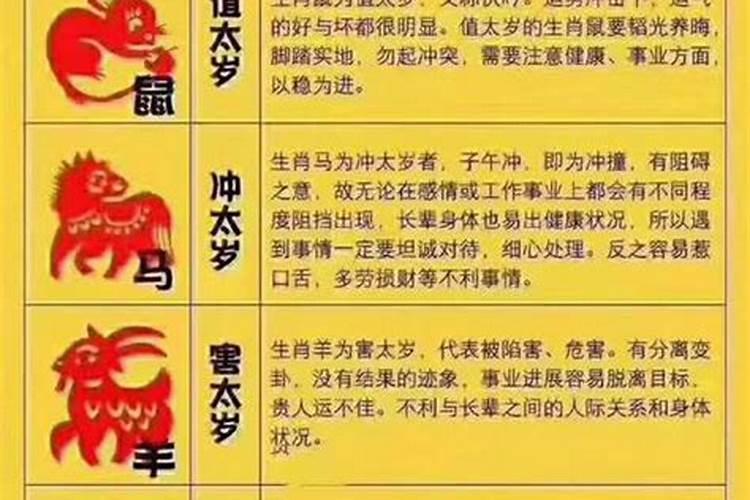 太岁相害,提高警惕