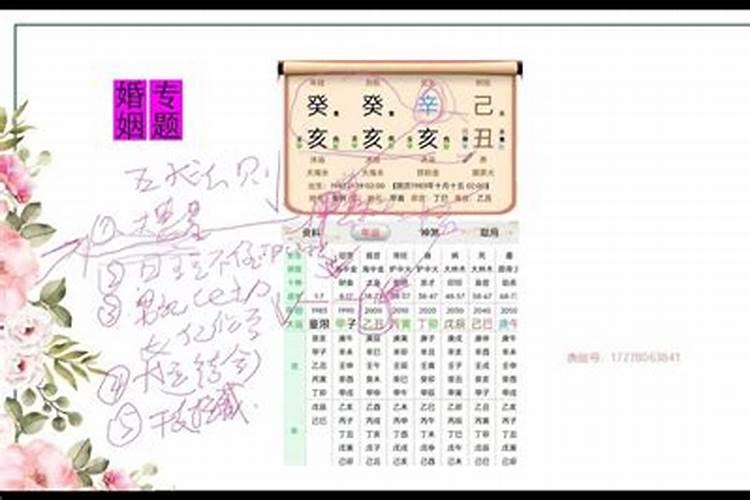 四柱八字分析婚姻