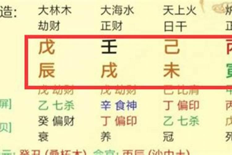 八字发财格局