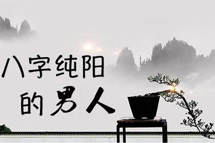 八字纯阳命好吗