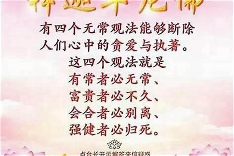 佛事一般念什么经文