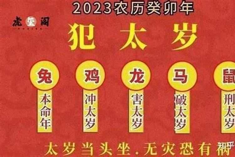 2023年犯太岁的有哪些