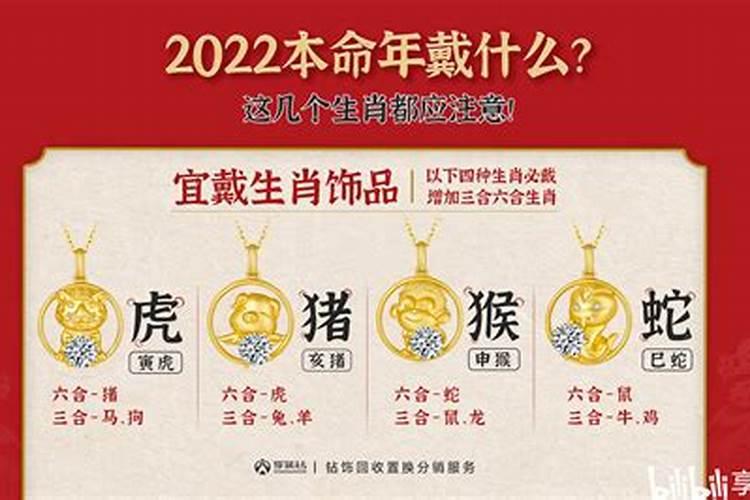 2022年本命年戴什么生肖