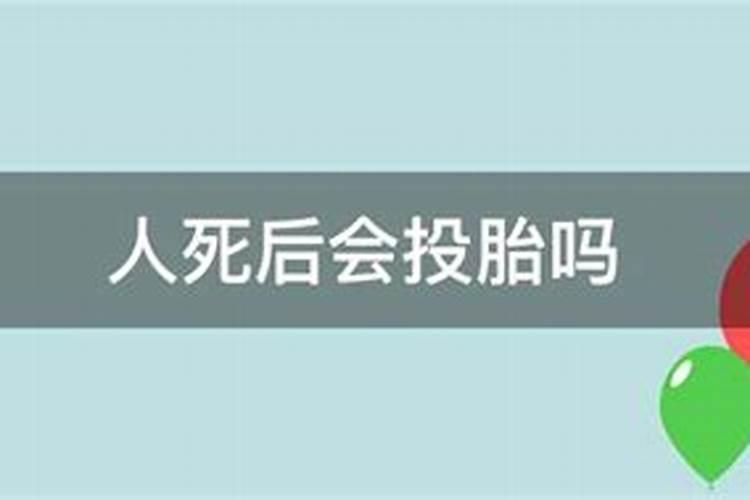 人死后真的可以投胎吗？有科学依据吗