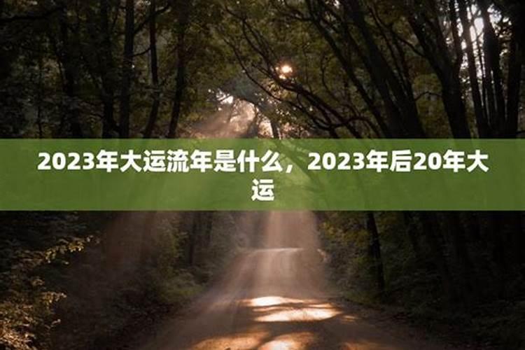 2023年流年运势日柱