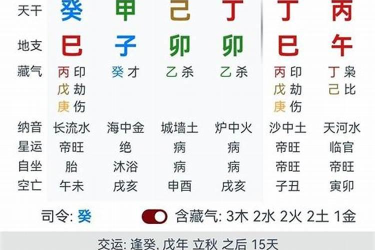 三命通会不同时辰出生的癸巳日柱命运详解