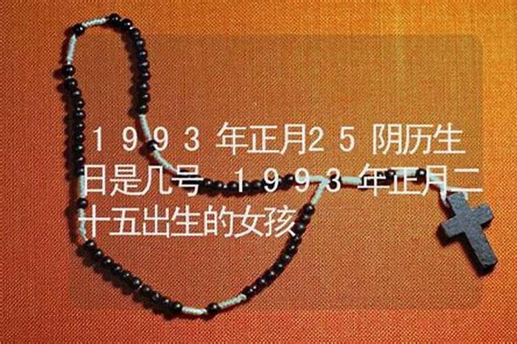 1993年正月二十五下午四点