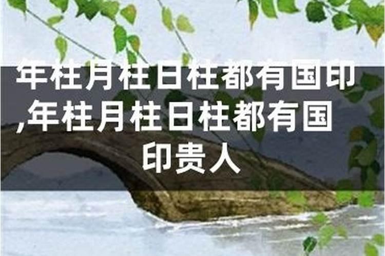 国印贵人在日柱是什么意思