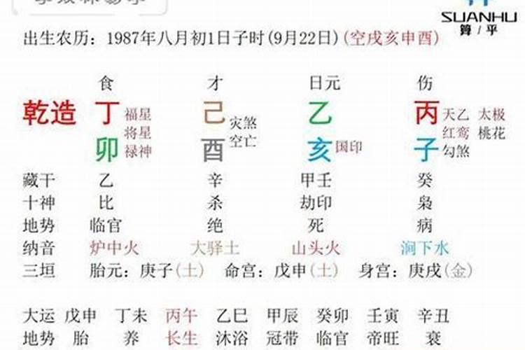 八字中亥与什么合