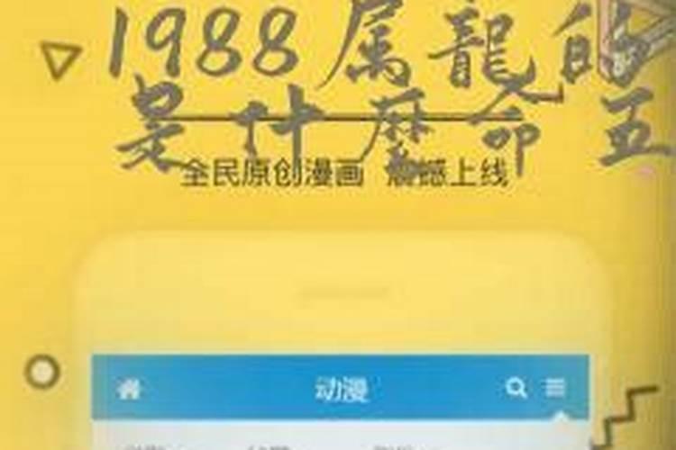 1988年属龙什么命五行是什么