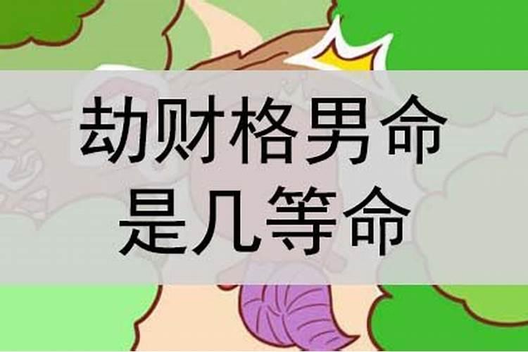 什么是劫财格男命