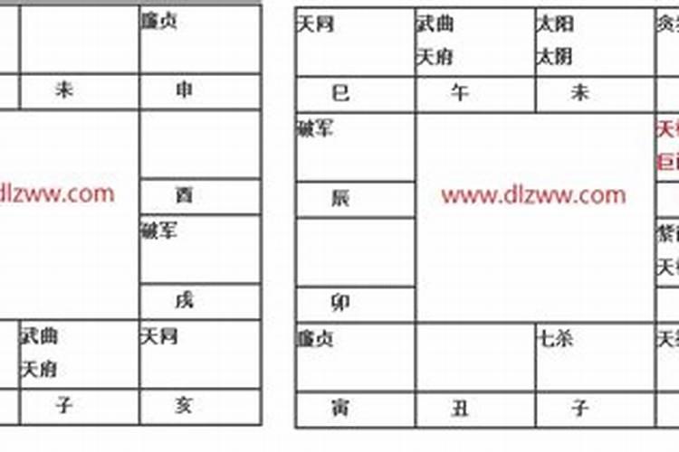 命无主星天机巨门在卯酉宫入迁移