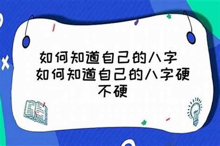 八字硬不硬是什么意思