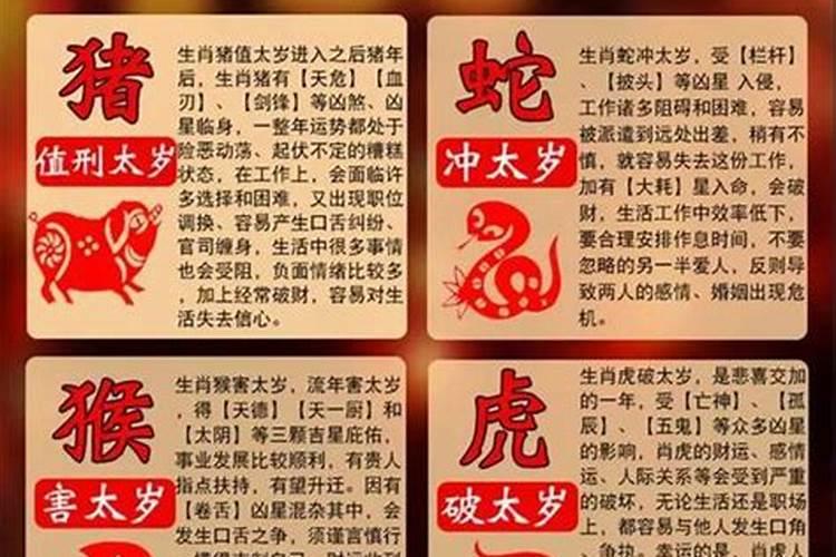 2019年犯太岁的生肖有哪些人物