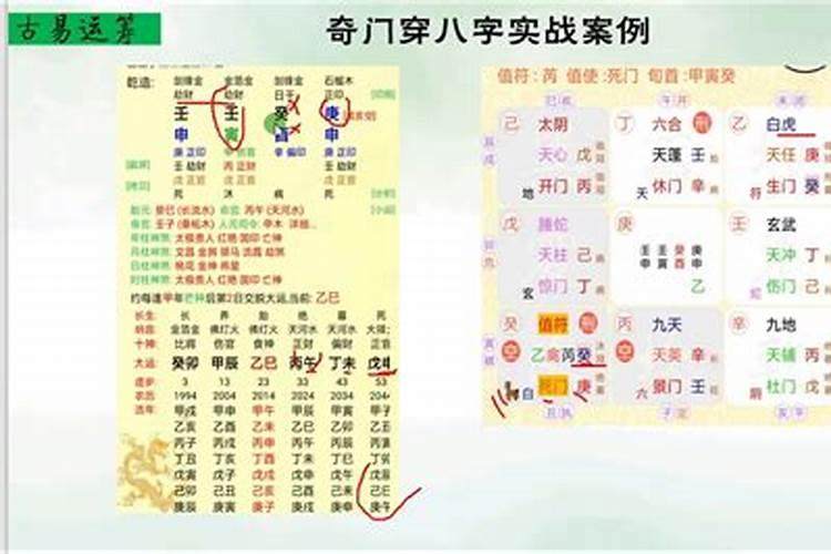 奇门测八字实战