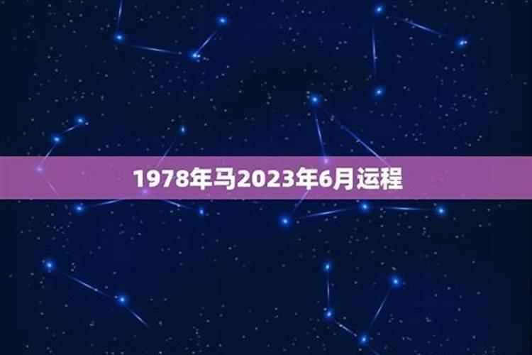 1978年马2023年的全年运势刑太岁怎么破