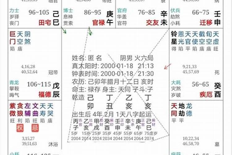 紫微斗数流年排盘免费