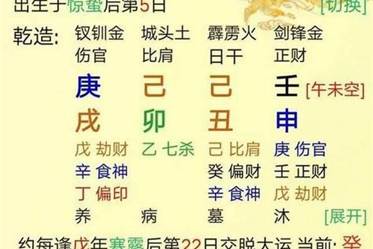 有牢狱之灾的八字常鹤鸣